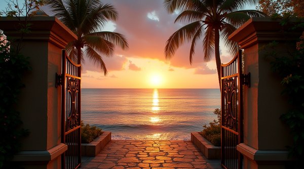 Profiter des plus beaux couchers de soleil depuis votre villa à l'Île maurice